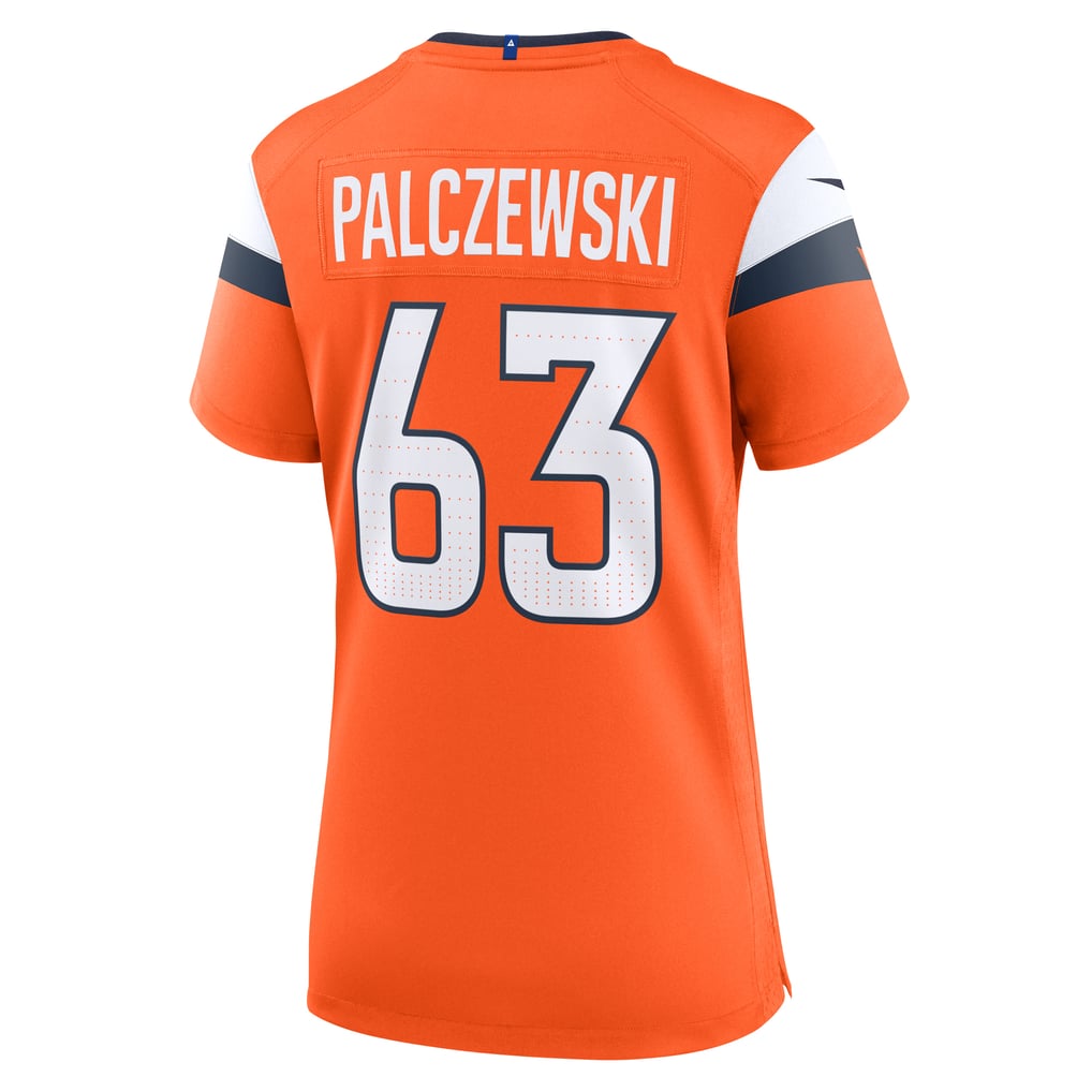 Women's Denver Broncos Alex Palczewski Orange Team Game Jersey