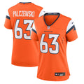 Women's Denver Broncos Alex Palczewski Orange Team Game Jersey