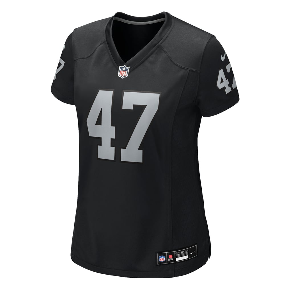 Women's Las Vegas Raiders Alex Ward Black Team Game Jersey