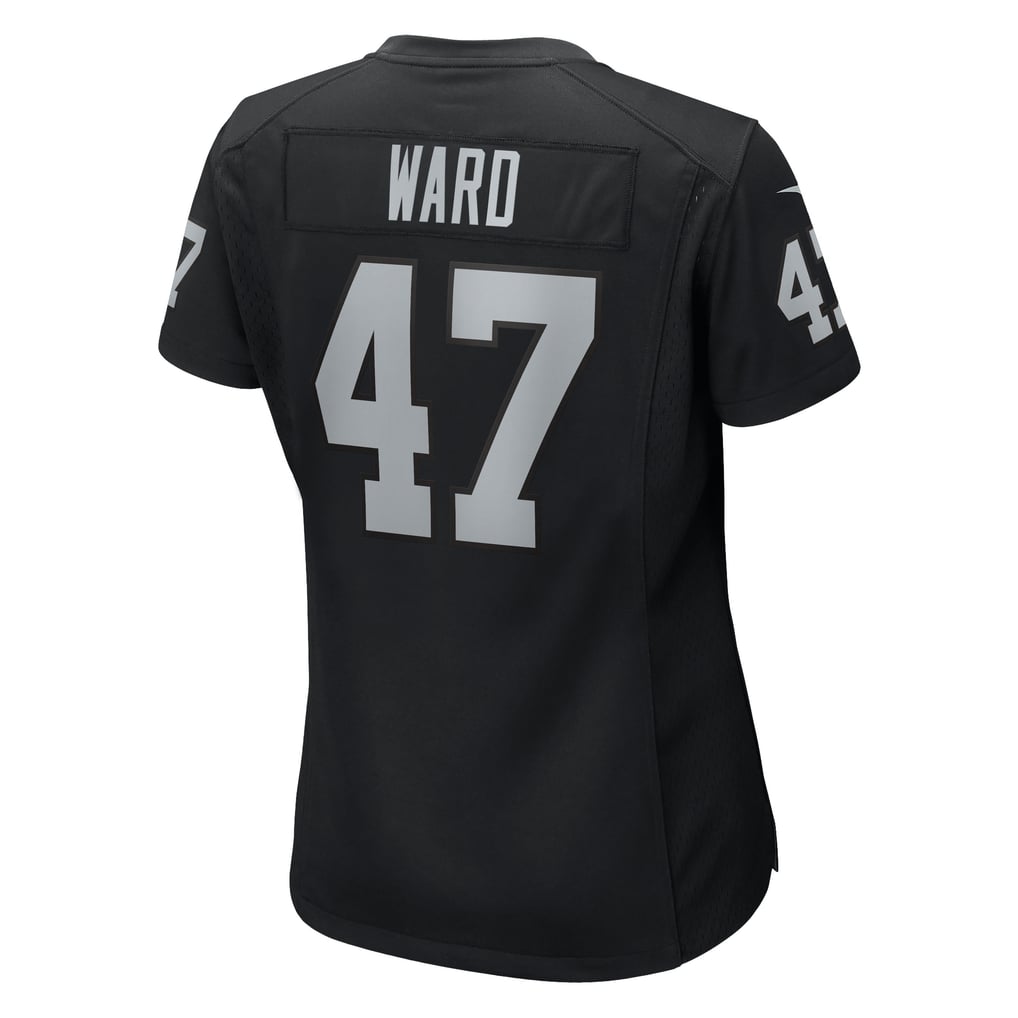 Women's Las Vegas Raiders Alex Ward Black Team Game Jersey