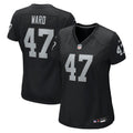 Women's Las Vegas Raiders Alex Ward Black Team Game Jersey