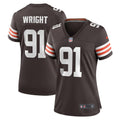 Women's Cleveland Browns Alex Wright Brown Team Game Jersey