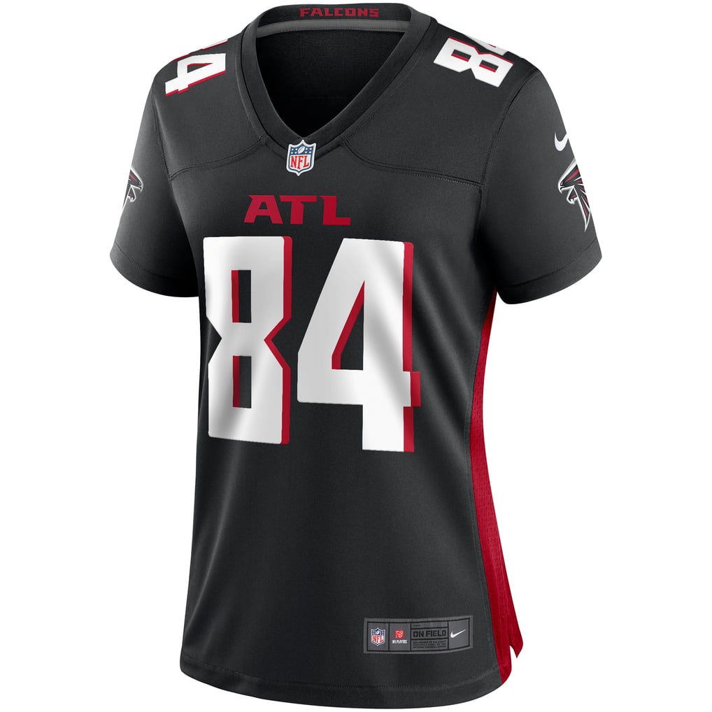Women's Atlanta Falcons Alfred Jenkins Black Game Retired Player Jersey
