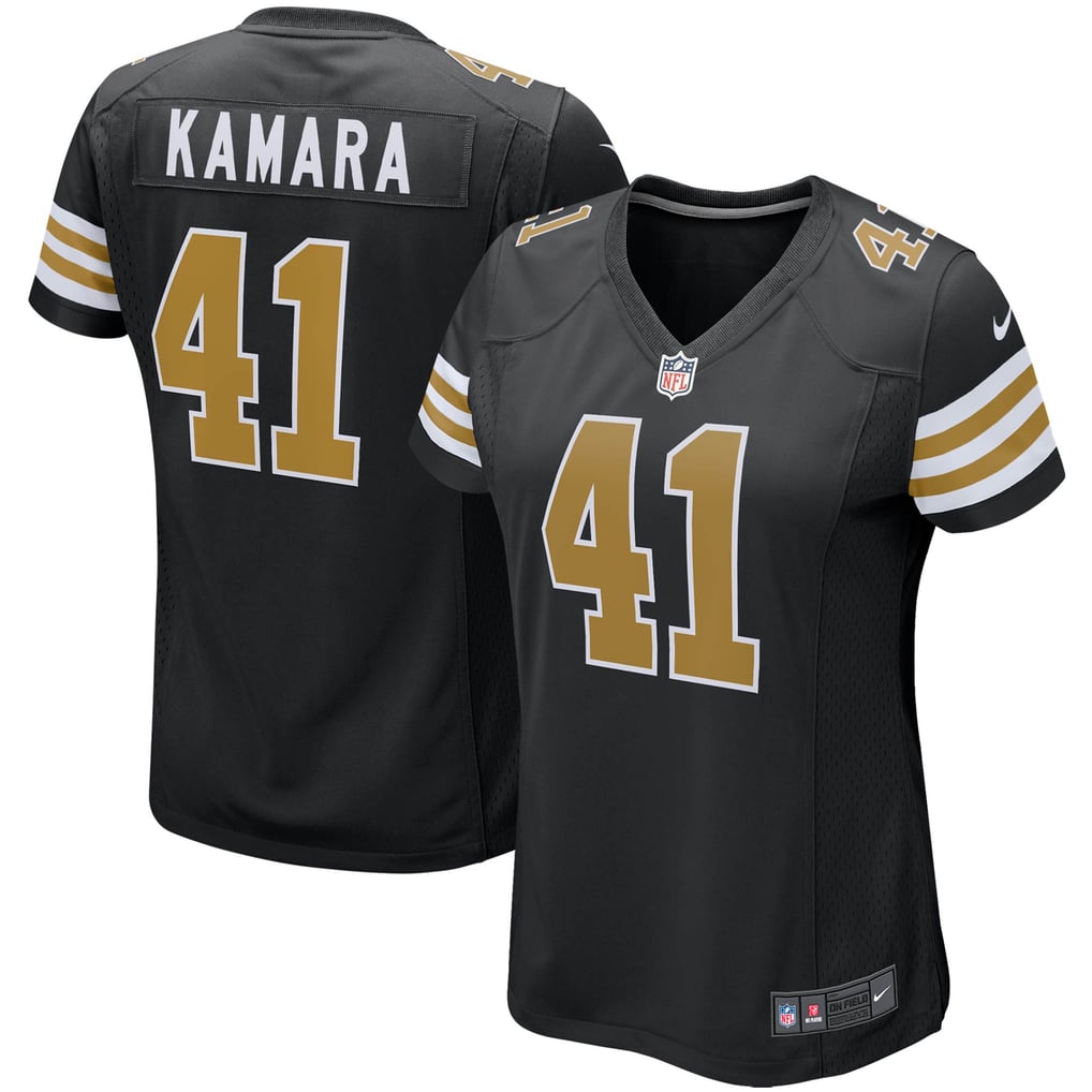 Women's New Orleans Saints Alvin Kamara Black Player Jersey