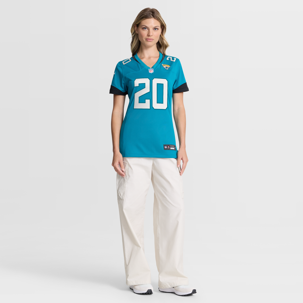 Women's Jacksonville Jaguars Ameer Abdullah Teal Team Game Jersey