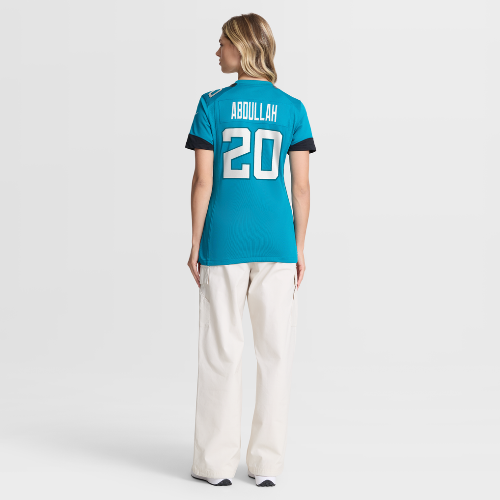Women's Jacksonville Jaguars Ameer Abdullah Teal Team Game Jersey