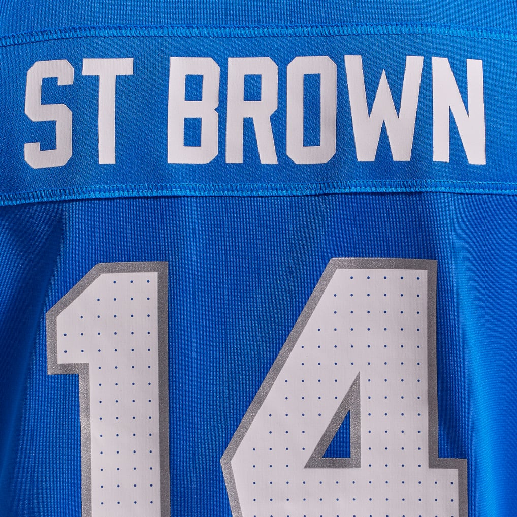 Women's Detroit Lions Amon-Ra St. Brown Blue Team Game Jersey