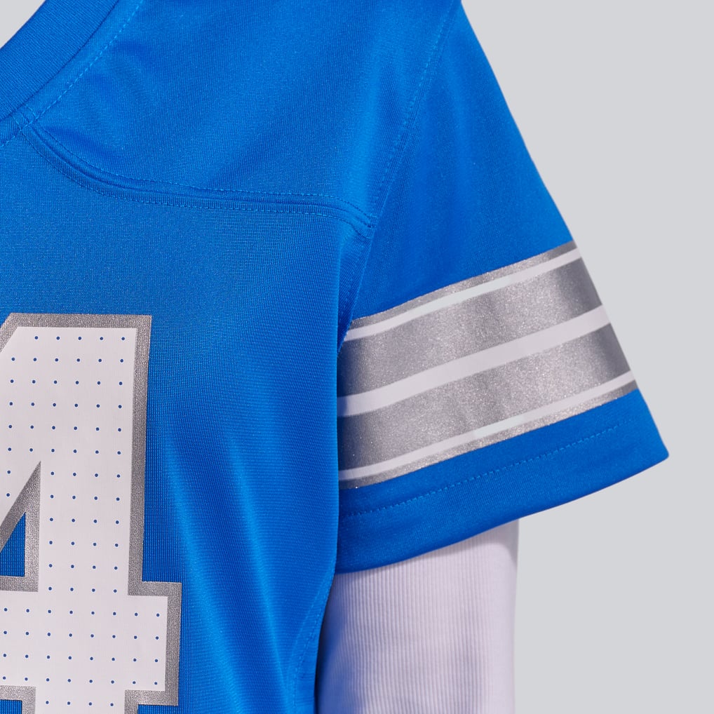 Women's Detroit Lions Amon-Ra St. Brown Blue Team Game Jersey