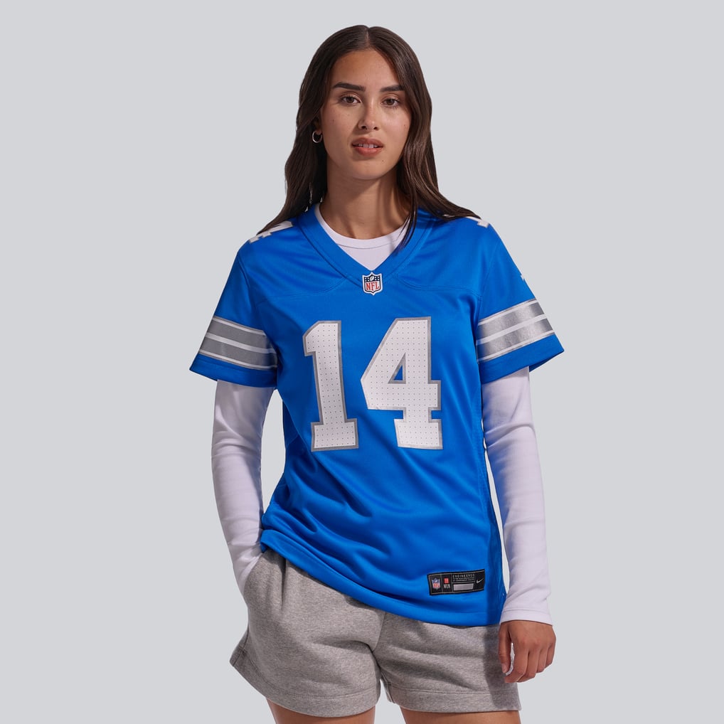 Women's Detroit Lions Amon-Ra St. Brown Blue Team Game Jersey