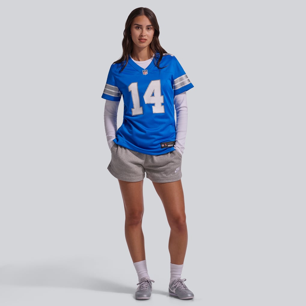 Women's Detroit Lions Amon-Ra St. Brown Blue Team Game Jersey