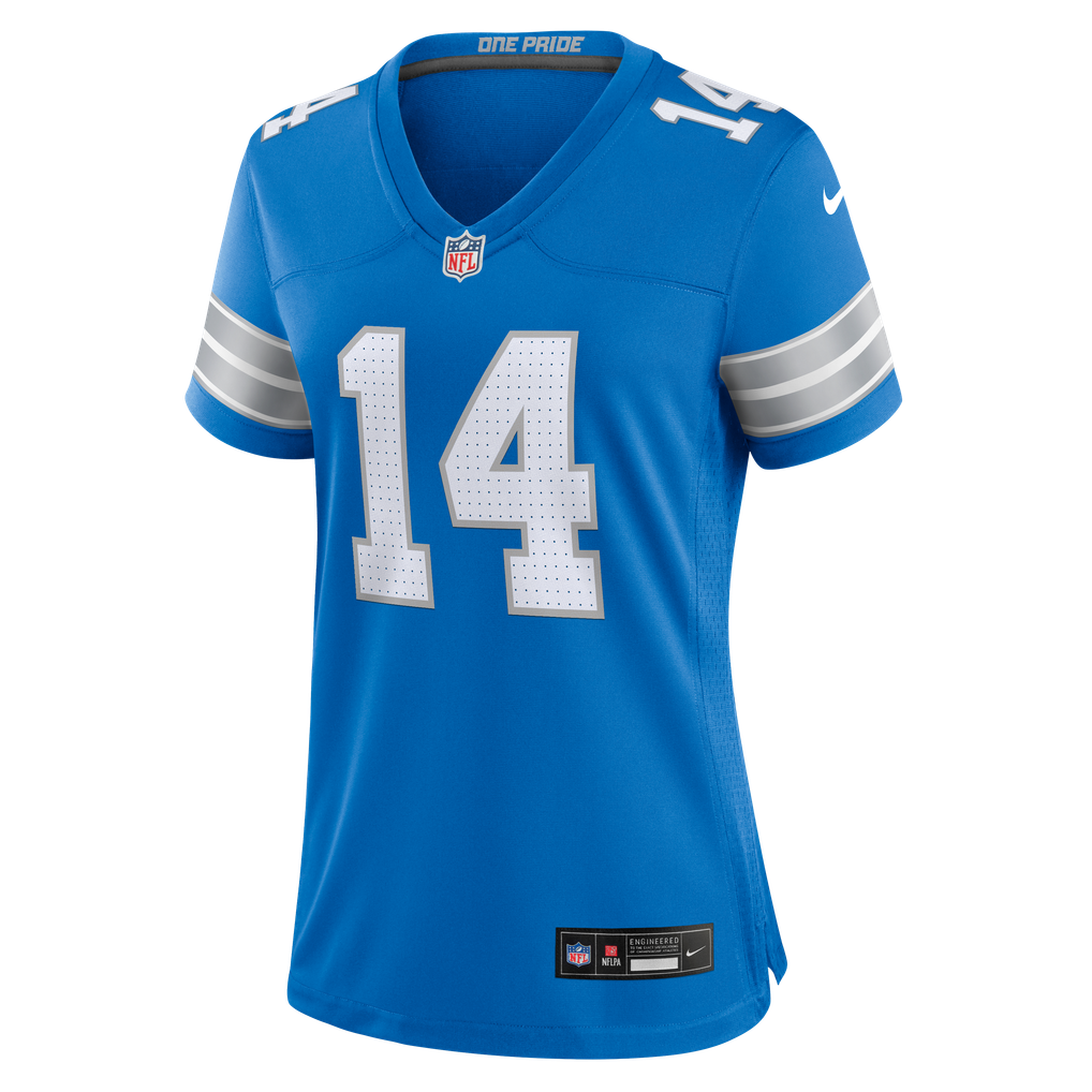 Women's Detroit Lions Amon-Ra St. Brown Blue Team Game Jersey