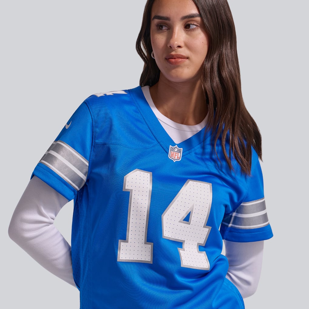 Women's Detroit Lions Amon-Ra St. Brown Blue Team Game Jersey