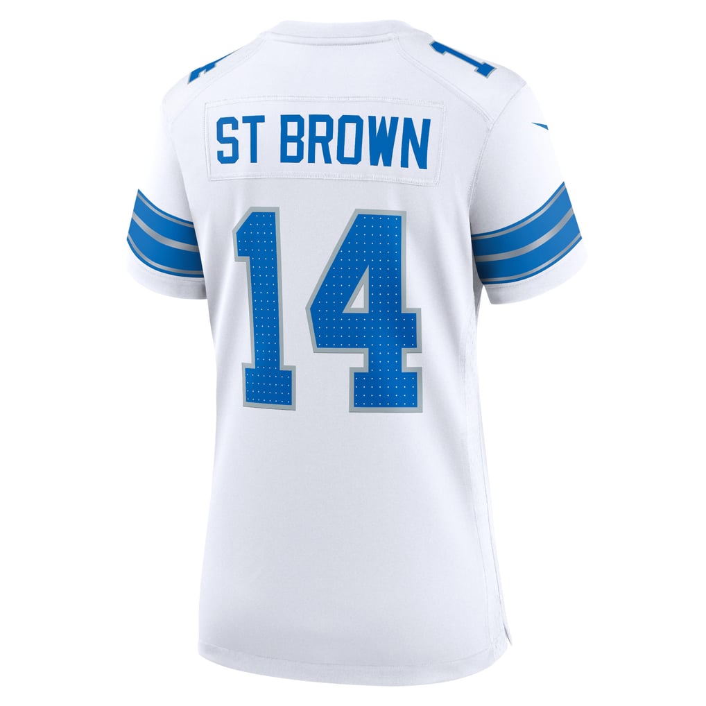Women's Detroit Lions Amon-Ra St. Brown White Game Jersey