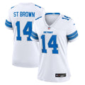 Women's Detroit Lions Amon-Ra St. Brown White Game Jersey