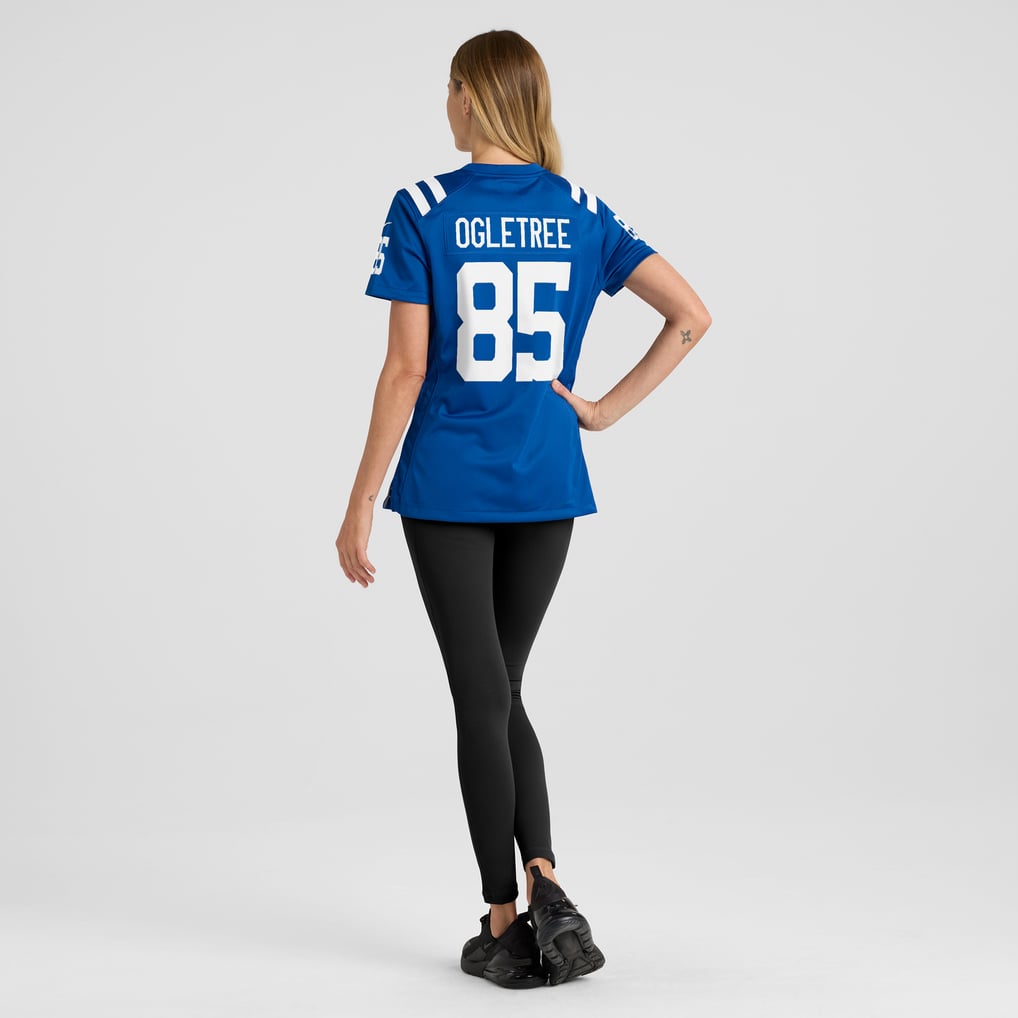 Women's Indianapolis Colts Andrew Ogletree Royal Player Game Jersey