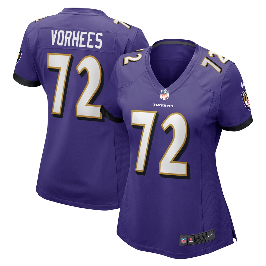 Women's Baltimore Ravens Andrew Vorhees Purple Game Jersey