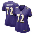 Women's Baltimore Ravens Andrew Vorhees Purple Game Jersey