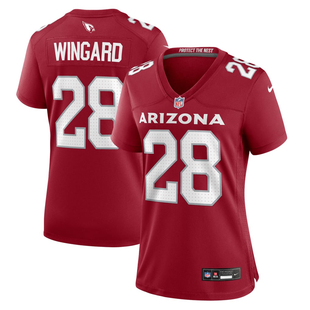 Women's Arizona Cardinals Andrew Wingard Cardinal Team Game Jersey