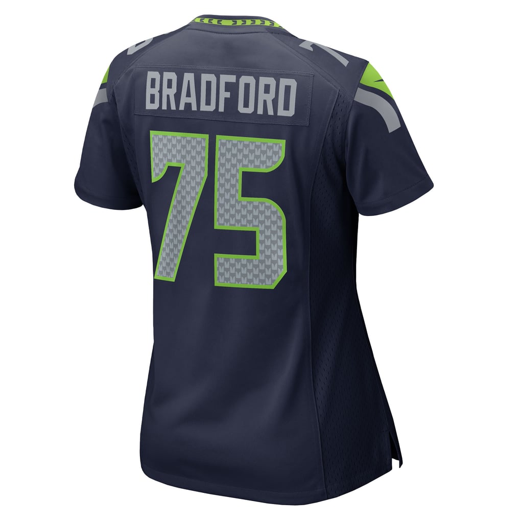Women's Seattle Seahawks Anthony Bradford College Navy Team Game Jersey