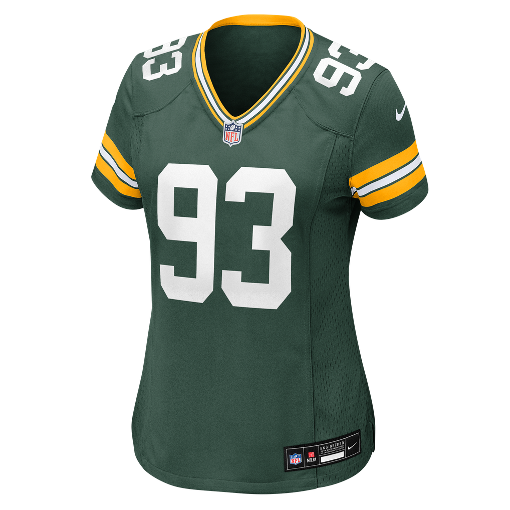 Women's Green Bay Packers Anthony Campbell Green Team Game Jersey