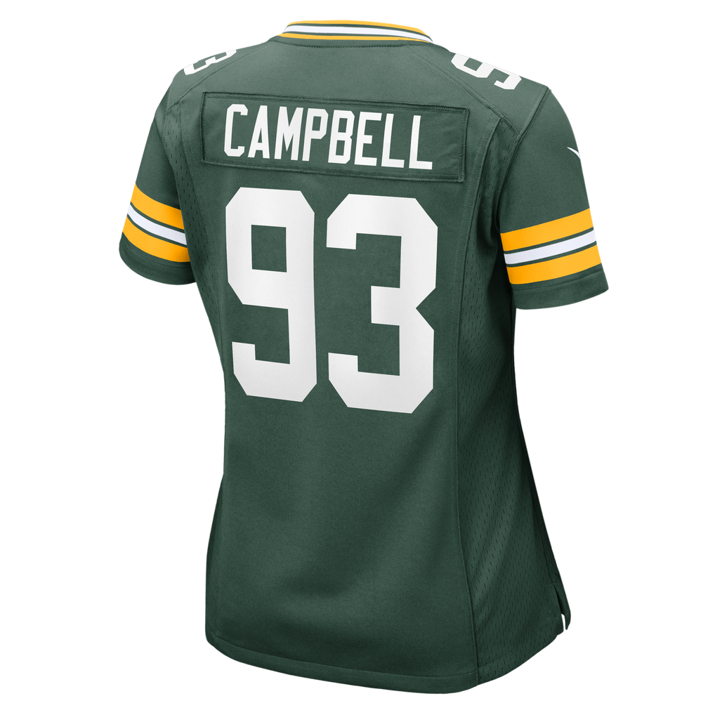Women's Green Bay Packers Anthony Campbell Green Team Game Jersey