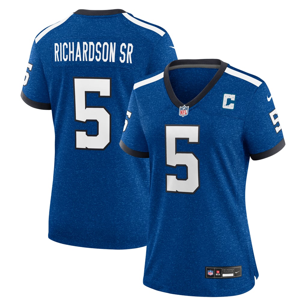 Women's Indianapolis Colts Anthony Richardson Sr. Royal Alternate Indiana Nights Game Jersey