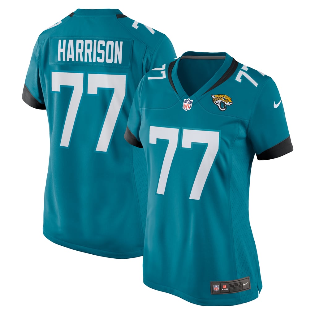 Women's Jacksonville Jaguars Anton Harrison Teal Team Game Jersey