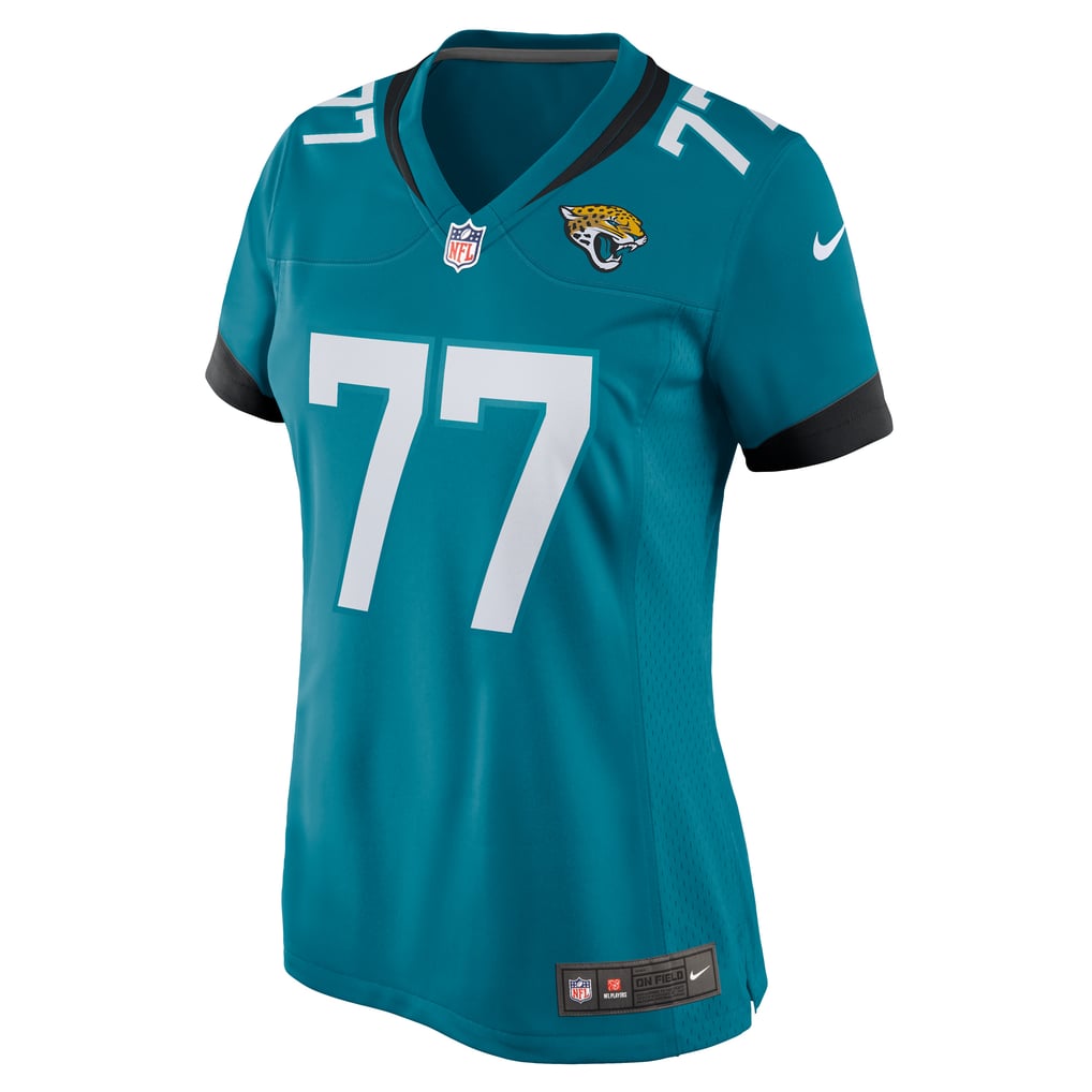 Women's Jacksonville Jaguars Anton Harrison Teal Team Game Jersey