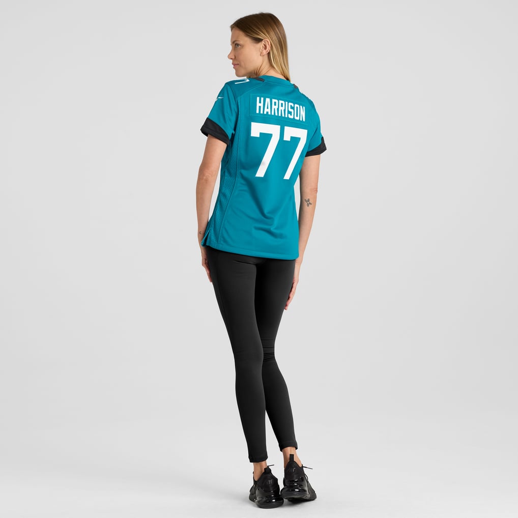 Women's Jacksonville Jaguars Anton Harrison Teal Team Game Jersey