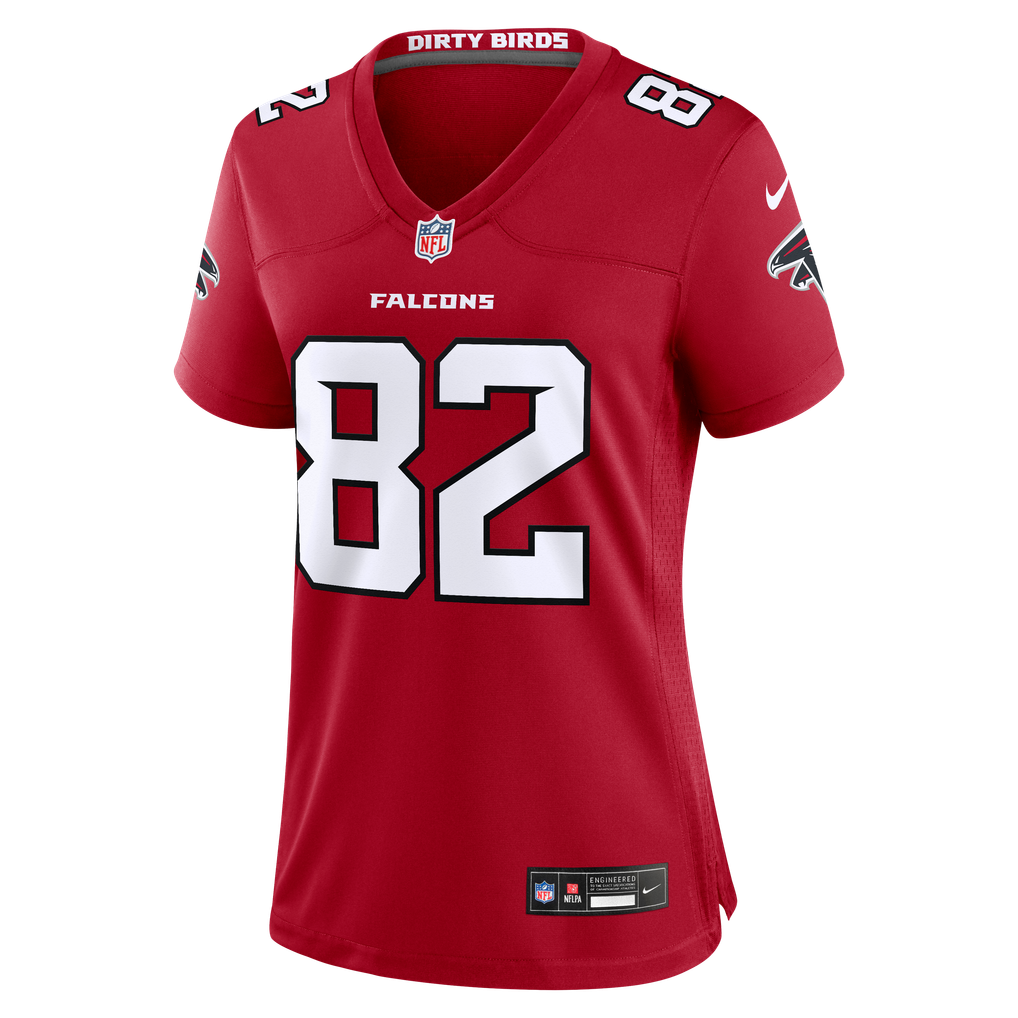 Women's Atlanta Falcons Antwane Wells Jr. Red Team Game Jersey