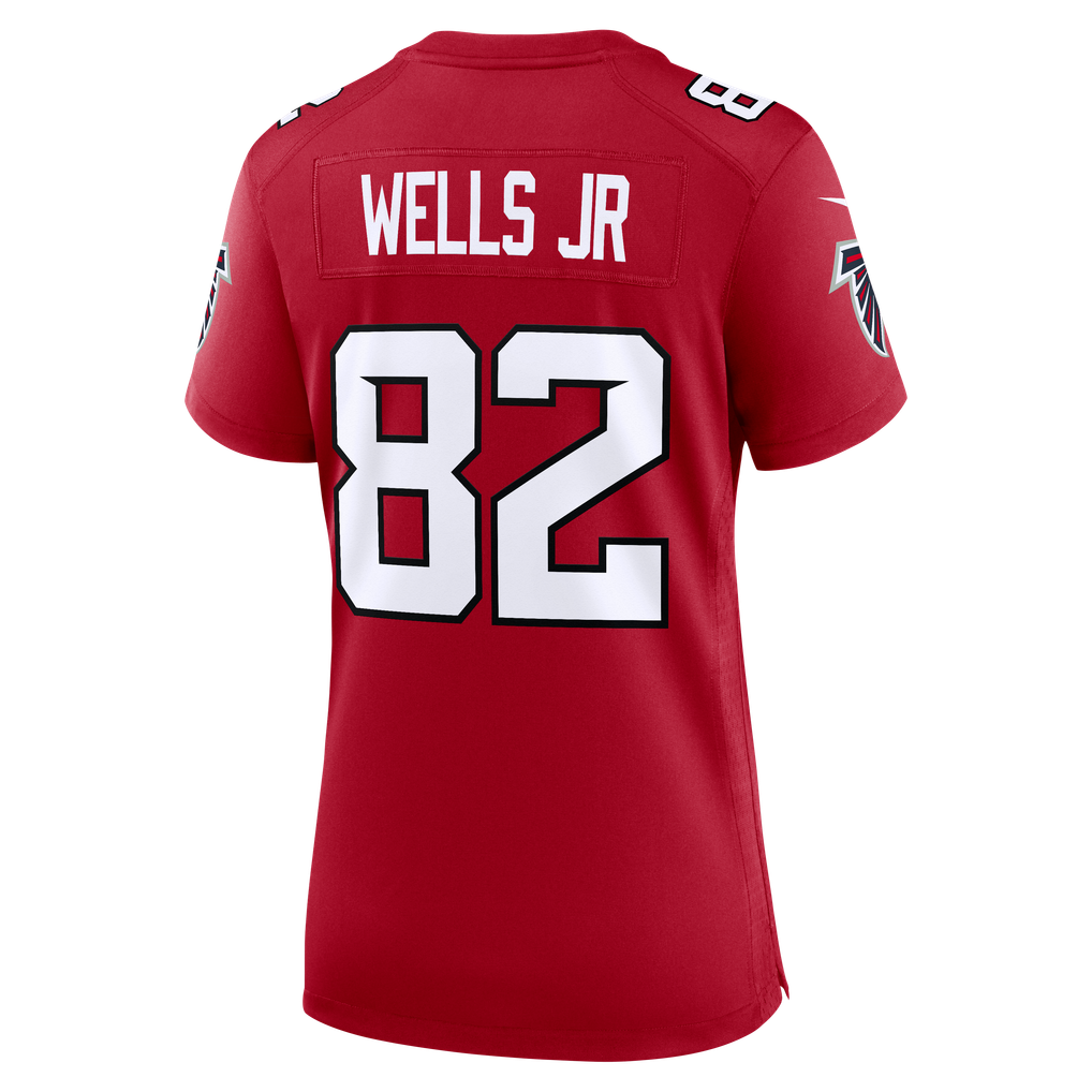 Women's Atlanta Falcons Antwane Wells Jr. Red Team Game Jersey