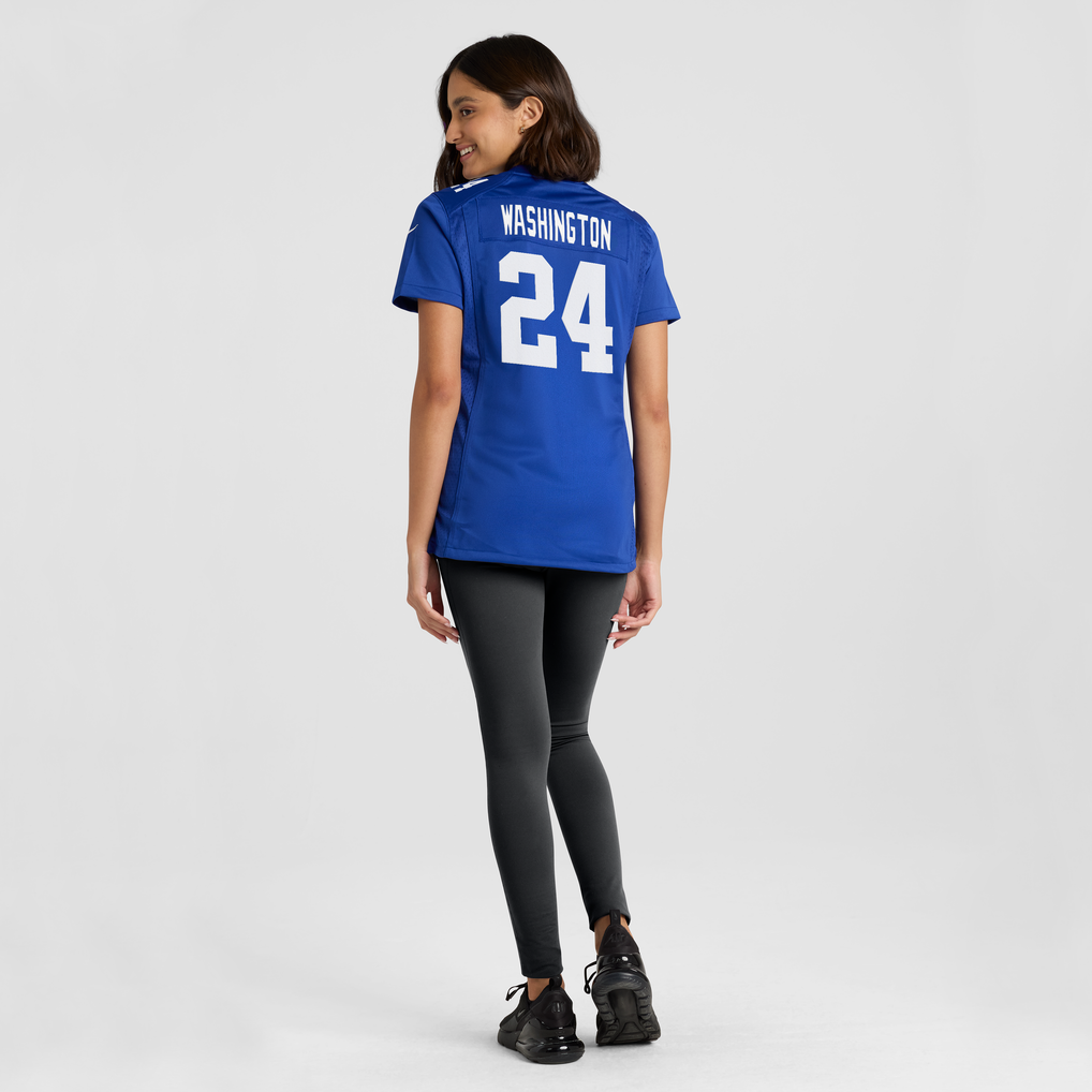 Women's New York Giants Ar'Darius Washington Royal Team Game Jersey