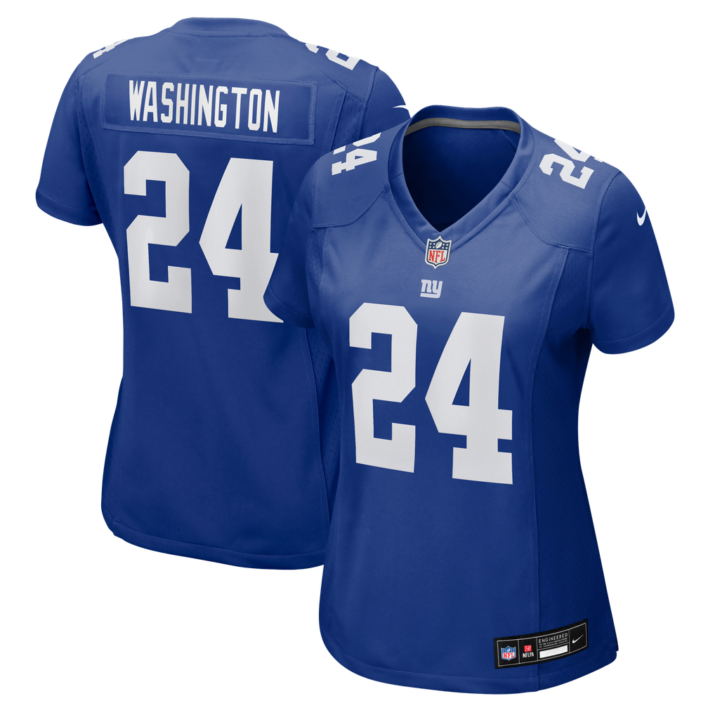 Women's New York Giants Ar'Darius Washington Royal Team Game Jersey