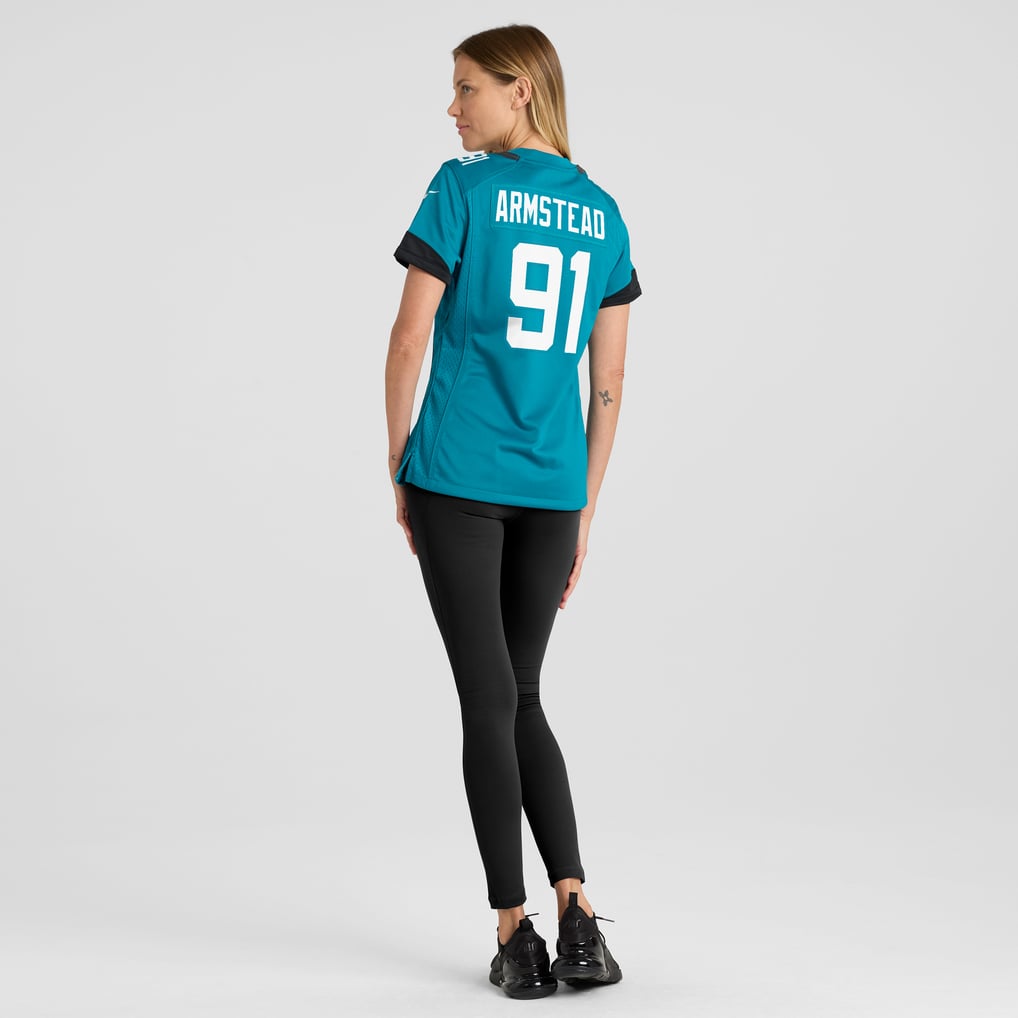 Women's Jacksonville Jaguars Arik Armstead Teal Team Game Jersey