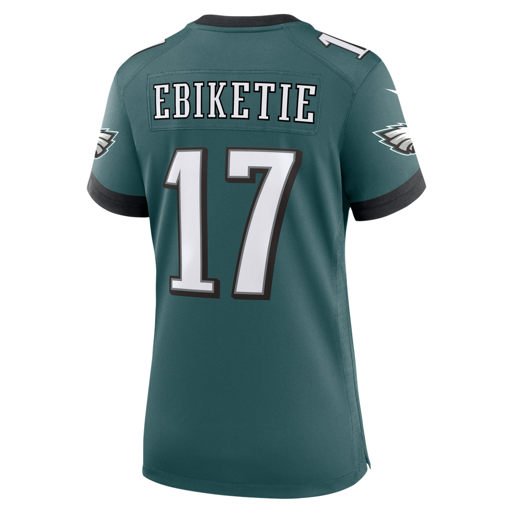 Women's Philadelphia Eagles Arnold Ebiketie Midnight Green Team Game Jersey