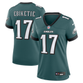 Women's Philadelphia Eagles Arnold Ebiketie Midnight Green Team Game Jersey