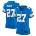Women's Detroit Lions Arthur Maulet Blue Team Game Jersey