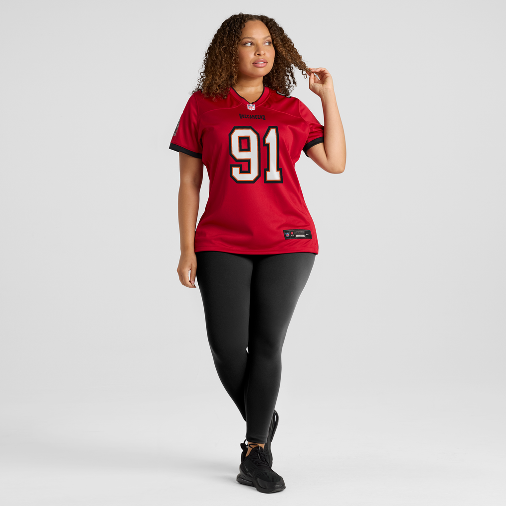 Women's Tampa Bay Buccaneers A'Shawn Robinson Red Team Game Jersey