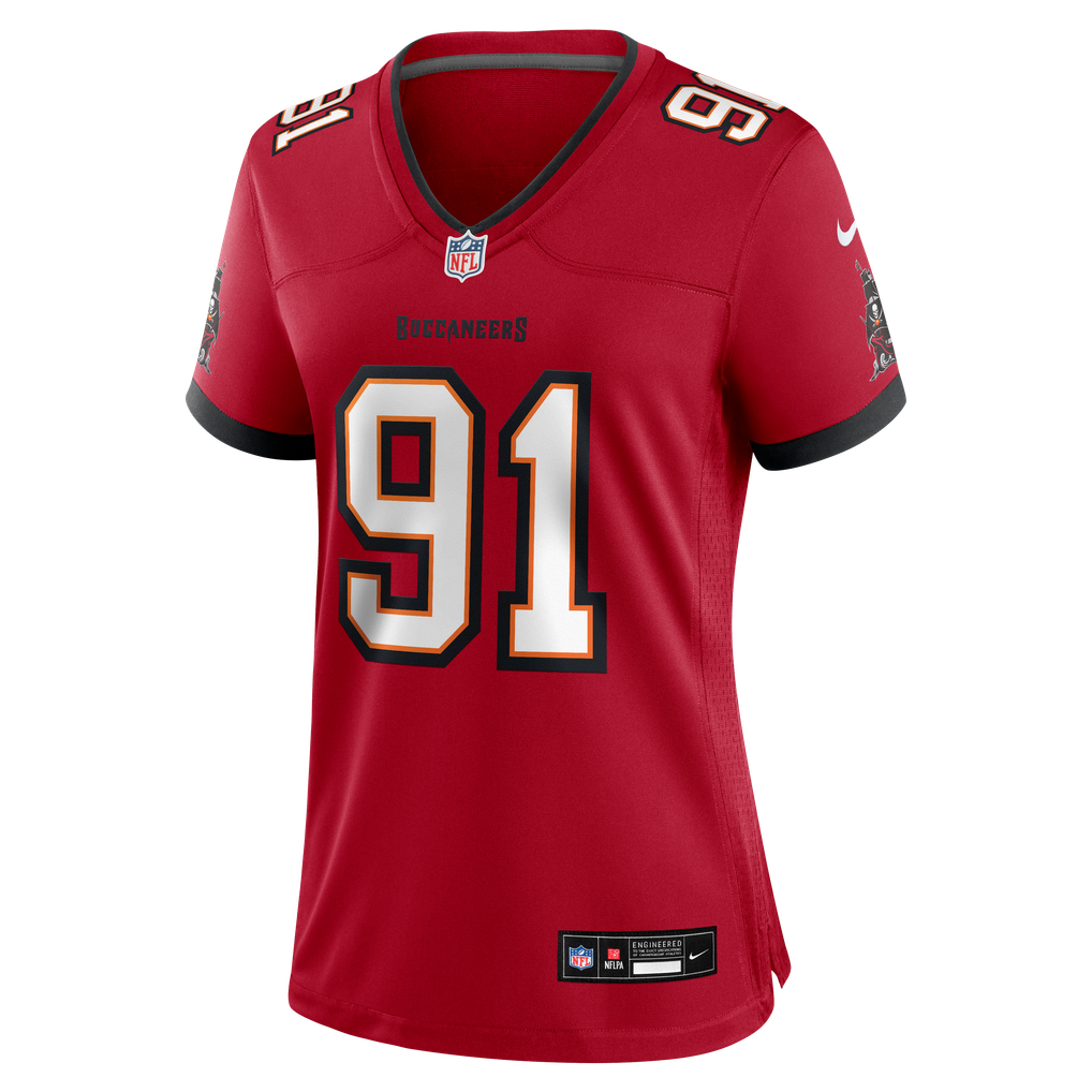 Women's Tampa Bay Buccaneers A'Shawn Robinson Red Team Game Jersey