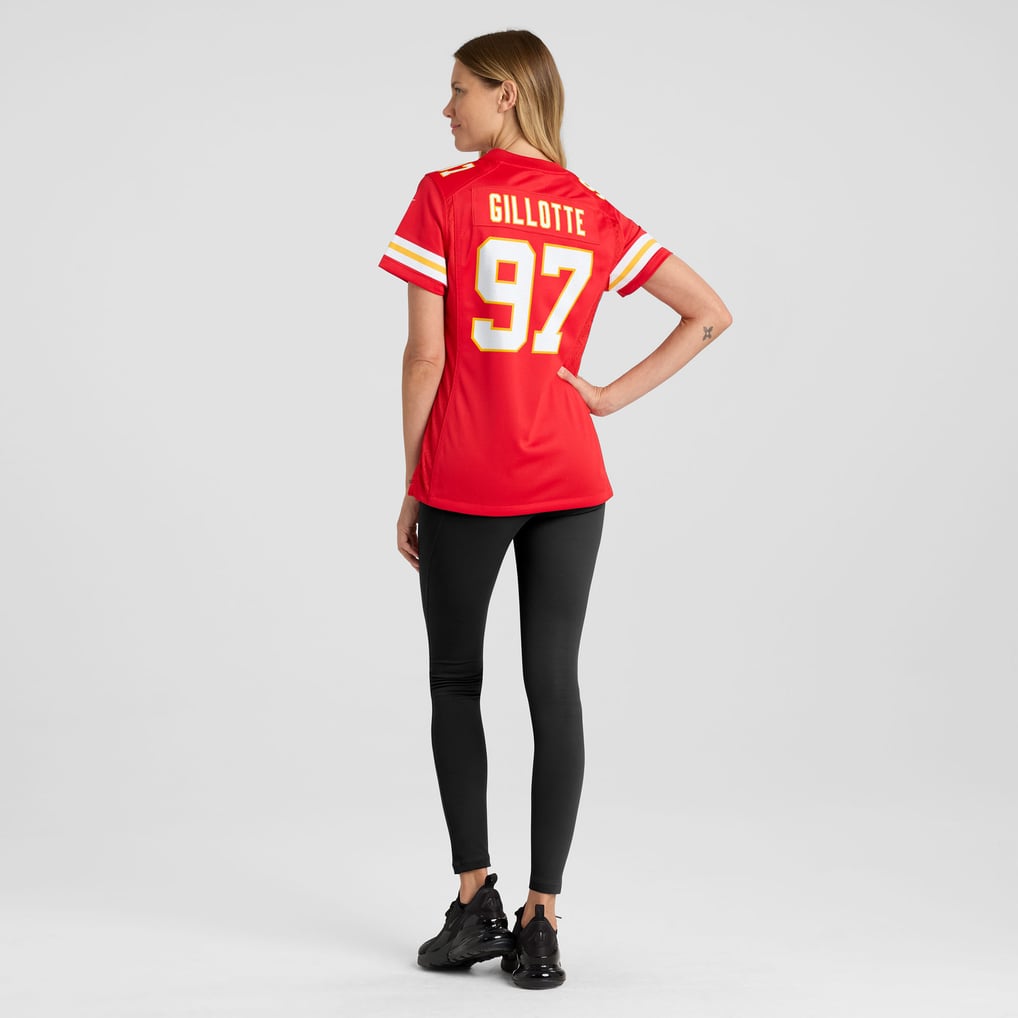 Women's Kansas City Chiefs Ashton Gillotte Red Team Game Jersey