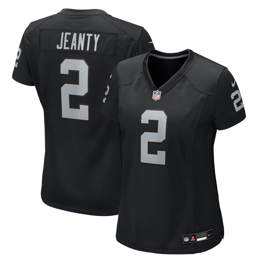Women's Las Vegas Raiders Ashton Jeanty Black Team Game Jersey