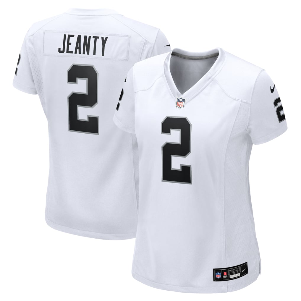 Women's Las Vegas Raiders Ashton Jeanty White Game Jersey