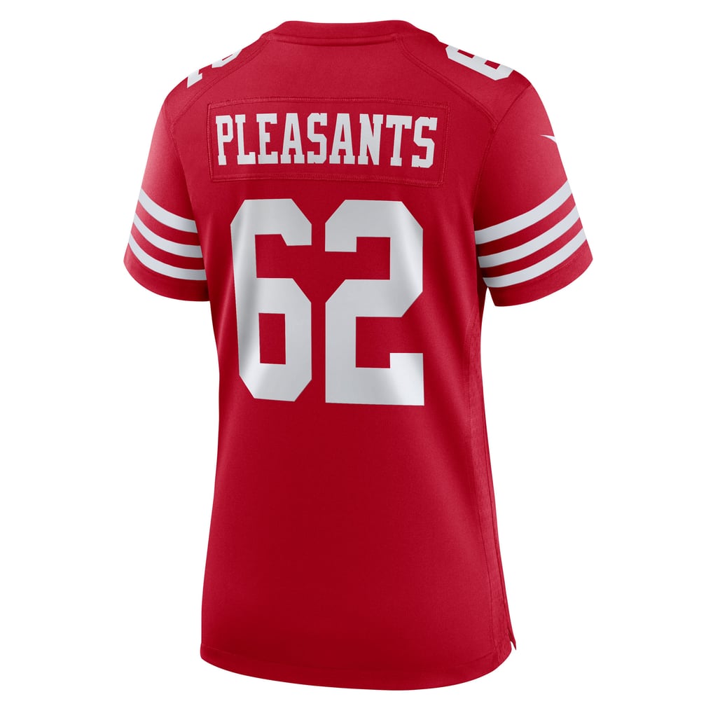 Women's San Francisco 49ers Austen Pleasants Scarlet Team Game Jersey