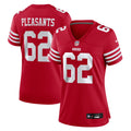 Women's San Francisco 49ers Austen Pleasants Scarlet Team Game Jersey