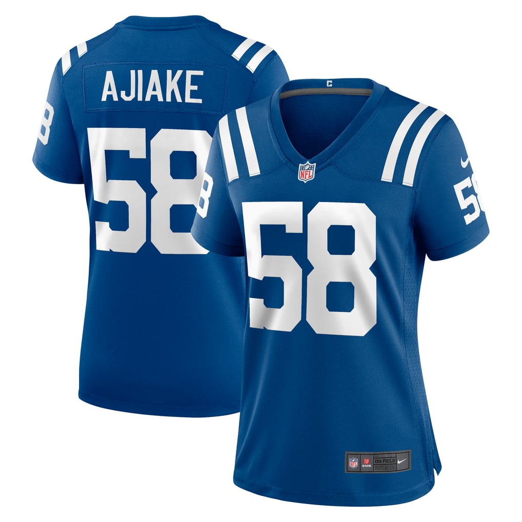 Women's Indianapolis Colts Austin Ajiake Royal Game Jersey