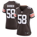 Women's Cleveland Browns Austin Barber Brown Team Game Jersey