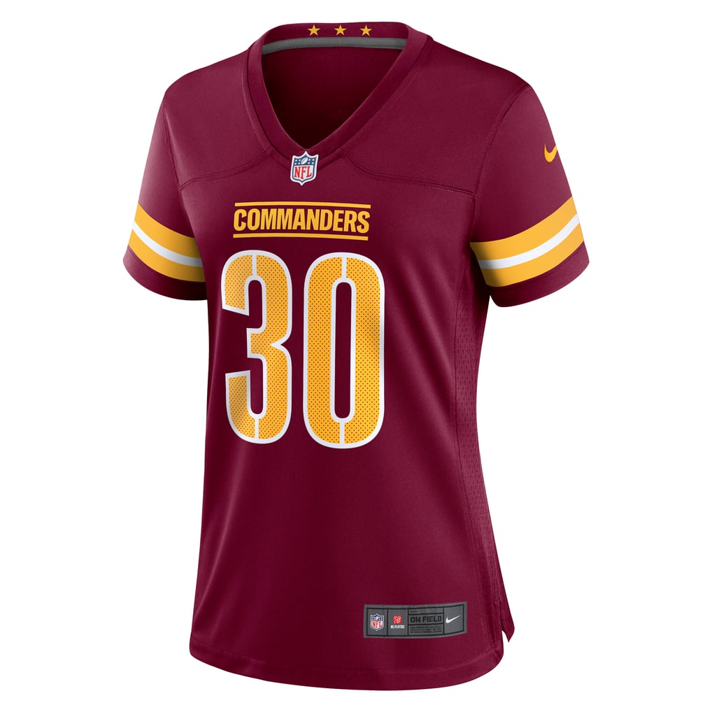 Women's Washington Commanders Austin Ekeler Burgundy Game Player Jersey