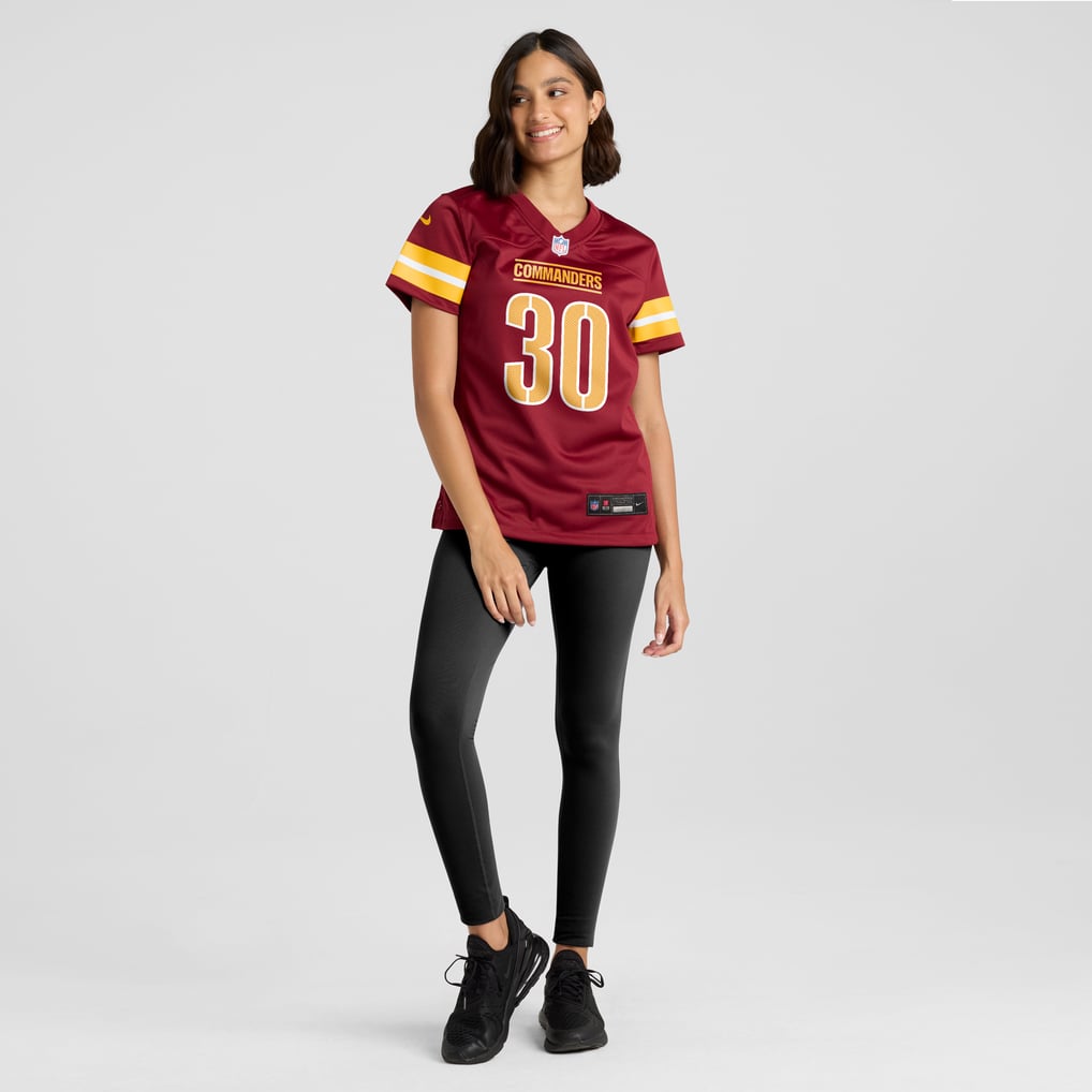 Women's Washington Commanders Austin Ekeler Burgundy Game Player Jersey