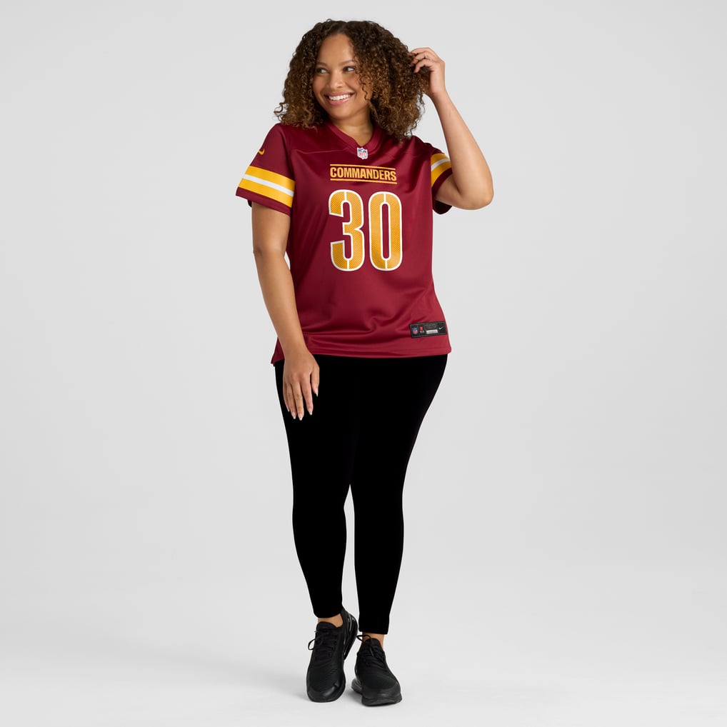Women's Washington Commanders Austin Ekeler Burgundy Game Player Jersey