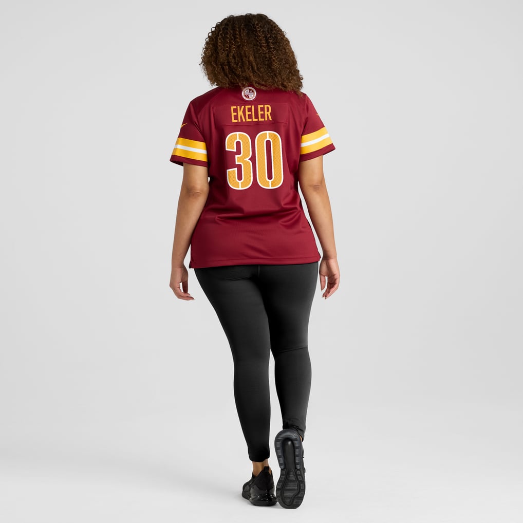 Women's Washington Commanders Austin Ekeler Burgundy Game Player Jersey